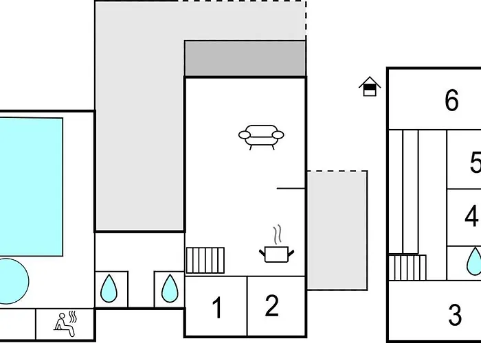 Dom wakacyjny Lovely In With Sauna